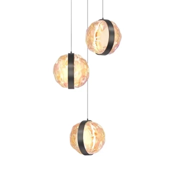 Potrójna lampa wisząca Misterio MOD379PL-L17B2.7K LED 15W 2700K czarny