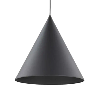 Nowoczesna lampa wisząca CONO 10057 do salonu stożek czarny