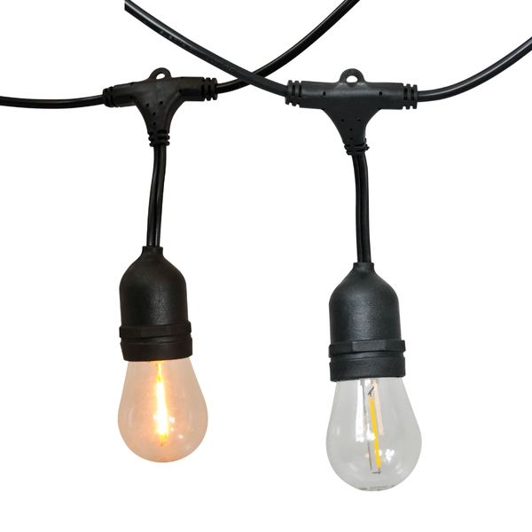 Zewnętrzny łańcuch dekoracyjny girlanda LED 6W 2200K 6,2m IP44 ciepła