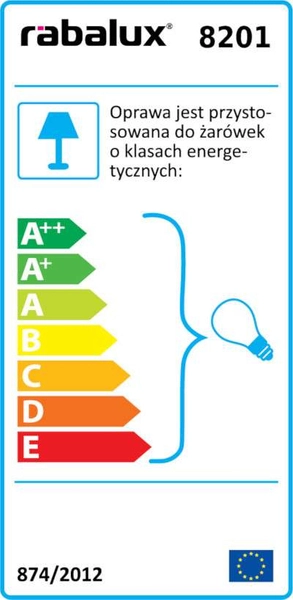 Zewnętrzna LAMPA ścienna VELENCE 8201 Rabalux KINKIET ogrodowy OPRAWA elewacyjna klasyczna retro outdoor IP43 biała