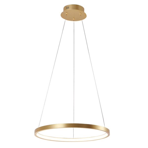 Zwisająca lampa Circle 11522-12 Just Light LED 22W 3000K pierścień złoty