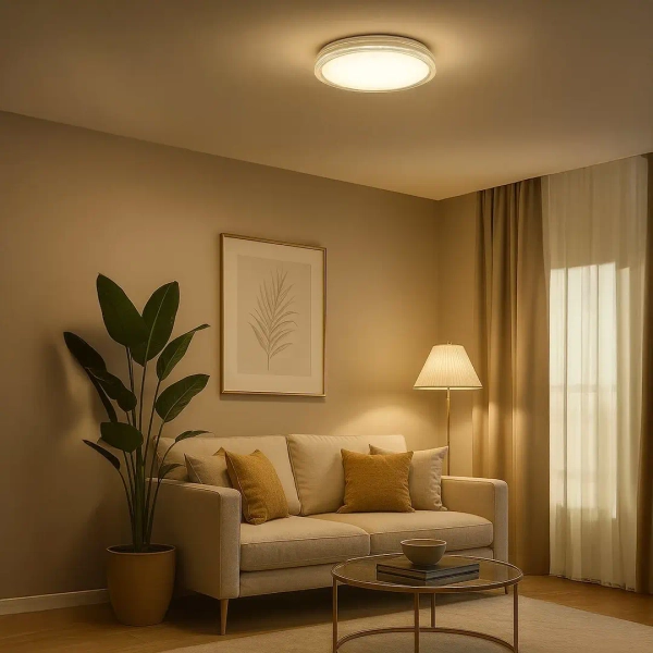 Okrągły plafon do jadalni Lago ML1841 LED 36W 4000K biały