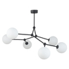 Wielopunktowa lampa sufitowa kule Fairy 4856 TK Lighting balls czarna biała