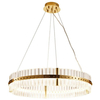 Żyrandol glamour Lugano DN925-85 Step LED 60W kryształy glamour złoty