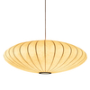 Wisząca lampa SILK ST-2328-50 Step Into Design owalna tkanina biała