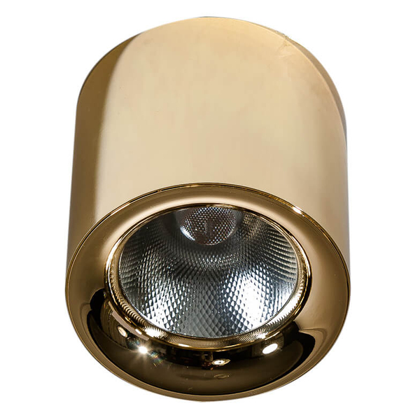Okrągła lampa sufitowa Mane AZ4157 LED 30W sypialniana nad łóżko złota