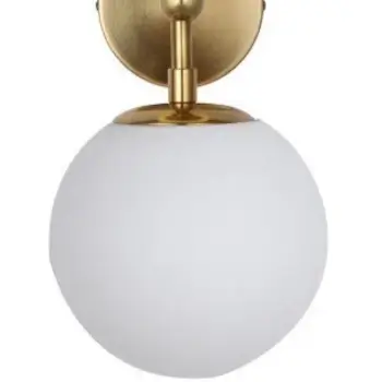 Złoty kinkiet DORADO LP-002/2W Light Prestige szklane kule molecular