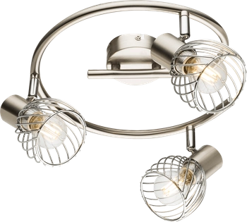 Lampa nasufitowa Texas 54809-3 druciana satyna chrom