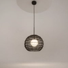 Zwieszana lampa boho Cane MOD204PL-01B1 Maytoni kulista czarny