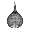 Lampa wisząca SORAYA 365440132 Trio drop zwisająca do sypialni czarny