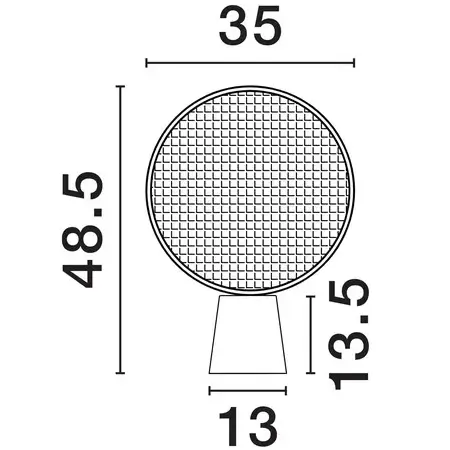 Ratanowa lampa stołowa COLVERZO LE45386 z wtyczką drewniana czarna
