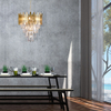 LAMPA wisząca ASPEN ML6000 Milagro glamour OPRAWA kryształowy ZWIS na łańcuchu złoty