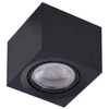 Minimalistyczna lampa sufitowa Eco Alex czarna kostka cube