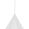 Salonowa lampa wisząca CONO 10008 stożkowa biały