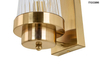 Ścienna lampa Column MSE010100361 szklana glamour złota