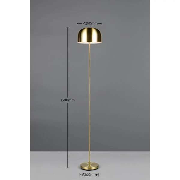 Dotykowa lampa podłogowa JEFF R49151108 LED 2,5W 3000K mosiądz