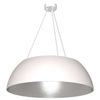 Lampa wisząca MORGAN MLP4477 Milagro salonowa OPRAWA okrągła biała srebrna