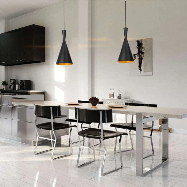 LAMPA wisząca GARDA LP-42011/1P BIAŁY Light Prestige metalowa OPRAWA zwis stożek biały