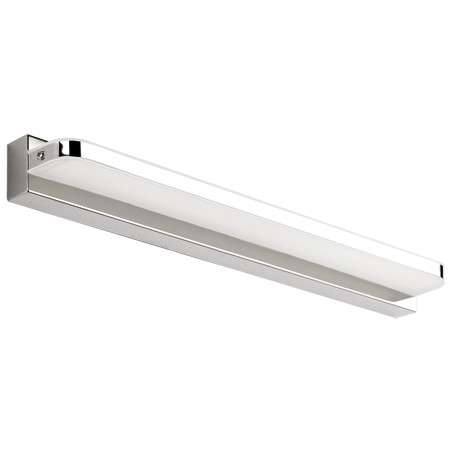Kinkiet LAMPA ścienna REGAL 00008 Ideus prostokątna OPRAWA metalowa LED 9W 4000K listwa chrom