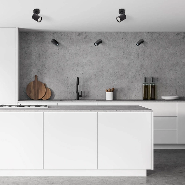 Regulowana LAMPA sufitowa SNOW LP-731/1W BK Light Prestige metalowa OPRAWA spot reflektorek tuba czarna