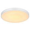 Minimalistyczna LAMPA sufitowa SONNY 41586-24 Globo okrągła LED 24W 2700K - 6000K do salonu srebrna
