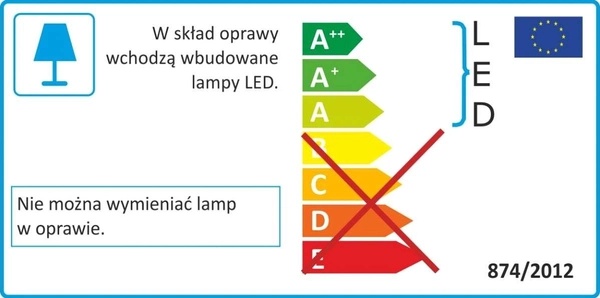 Plafon lampa sufitowa Cleo 137623620705 TEAM LED 24W 3000K do kuchni czarny