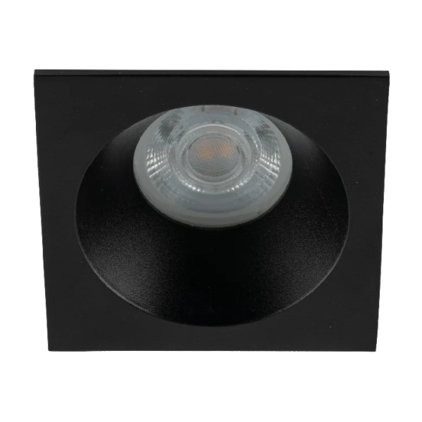 Łazienkowy downlight sufitowy Prisma 10581 kwadratowy IP65 czarny