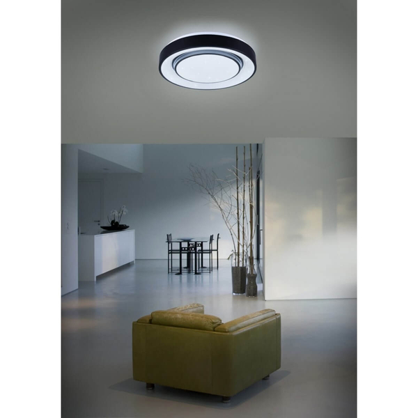 Lampa nasufitowa Mona R65041032 RL Light LED 20W 3000-6000K czarna biała