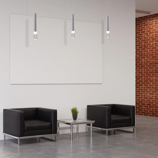 LAMPA wisząca ICE ML321 Milagro zwis OPRAWA tuba sopel LED 5W 4000K chrom