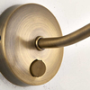 Ścienny kinkiet nad lustro Turner PL200-E14-SWAN Endon metal mosiądz