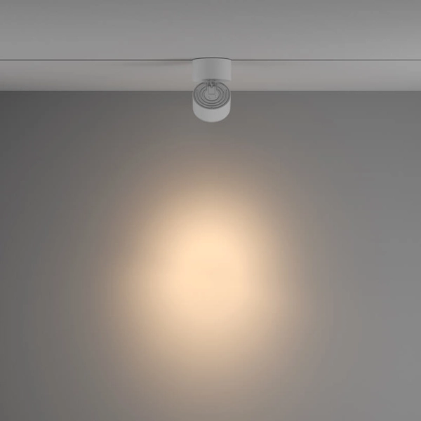 Szynowa lampa 1-fazowa sufitowa Yin TR084-1-15W3K-D-W LED 15W 3000K biała