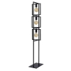 Podłogowa lampa loftowa Luuk 00726/03/30 metalowa z włącznikiem czarna