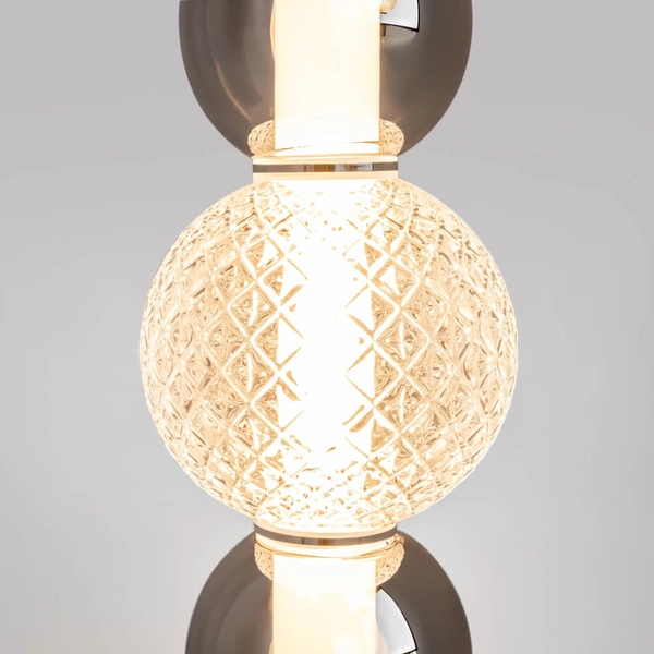 Potrójna lampa zwieszana Drop MOD273PL-L33CH3K LED 33W 3000K chrom dymiony