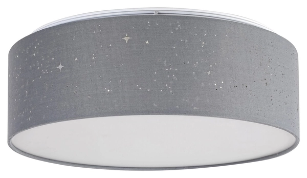 LAMPA sufitowa OTILIA 3307 Rabalux plafoniera OPRAWA okrągła abażurowa LED 22W 3000K plafon szary