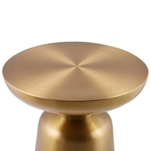 Kawowy stolik Art Deco TOTEM DP-FB02 brass Step retro stal mosiądz