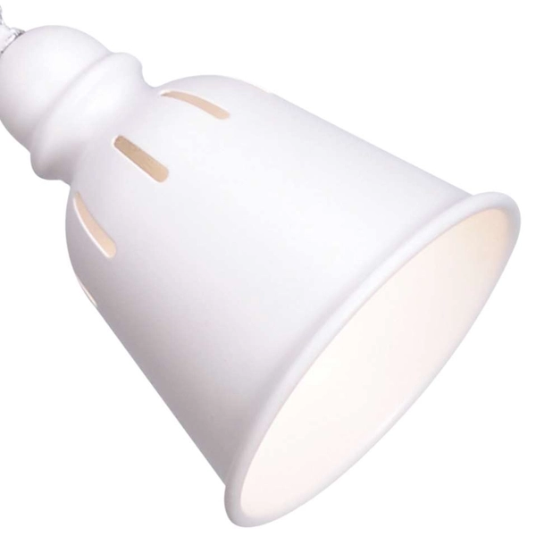 Kinkiet LAMPA ścienna FIONA 1 311016 Polux regulowana OPRAWA metalowy reflektorek biały