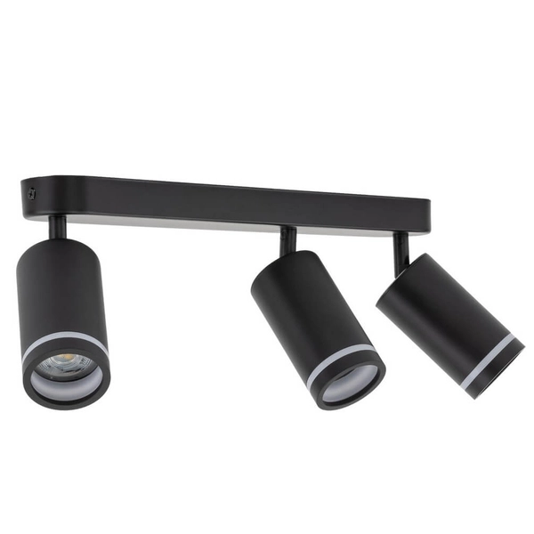 Sufitowa lampa do jadalni Jet 6914 tuby regulowana metalowa czarna