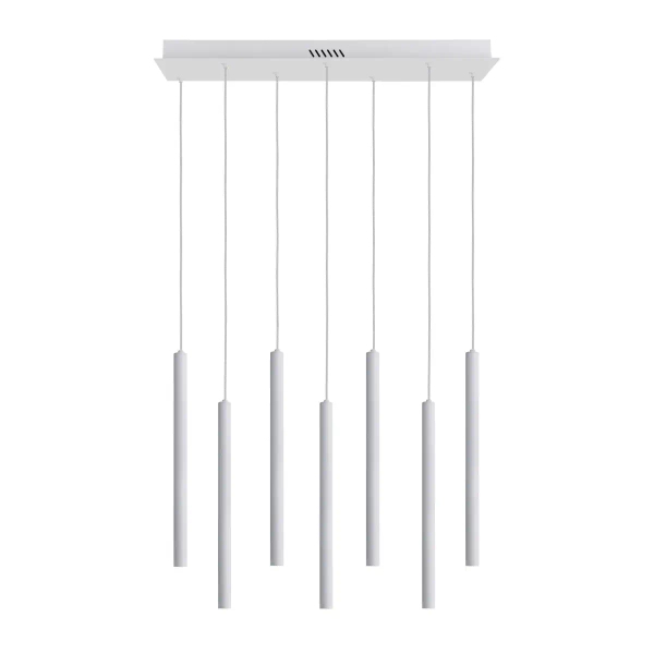 Nowoczesna lampa wisząca Valdes PND-22302-7-WH LED 35W 3000-6000K biała