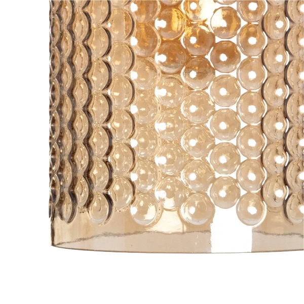 Wisząca szklana lampa Slendore ABR-LWS-A-SLN do sypialni bursztynowa