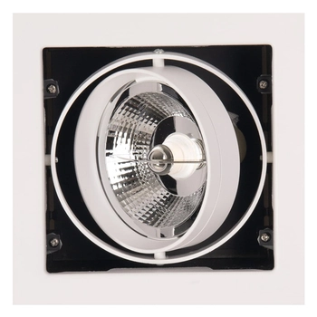 Lampa sufitowa MATRIX H0059 Maxlight regulacja do kuchni metalowa biała