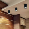 Metalowy downlight do salonu Rondoo 89201-N Zumaline okrągłe oczko czarne