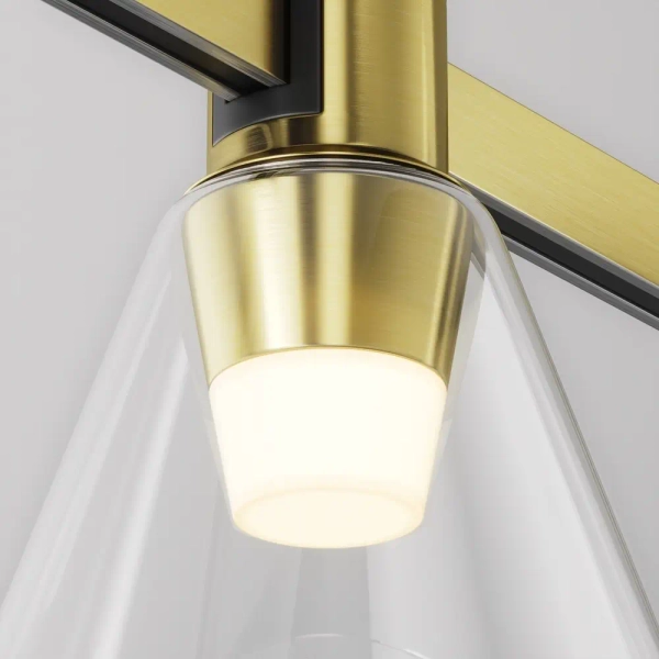 Magnetyczna lampa Bianca Flarity TR147-1-3W2.7K-BS-DE LED 3W 2700K mosiądz