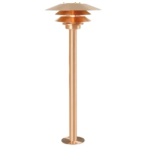Metalowy słupek do ogrodu VENO 10600725 IP54 miedziany