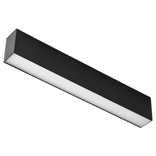 Lampa sufitowa MOON LP-559/4 R-1F BK Light Prestige LED 12W 4000K prostokątna oprawa do 1-fazowego systemu szynowego czarna