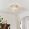 Sufitowa lampa glamour Kristen 61233 IP44 kryształowa chrom