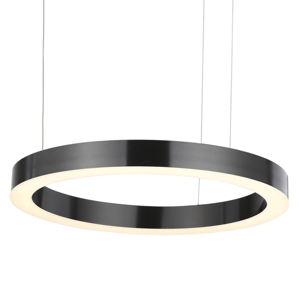 Wisząca lampa salonowa CIRCLE ST-8848-40+100 black LED 72W 3000K czarny