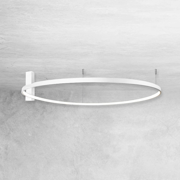 Biała lampa sufitowa Agari 1341 LED 51W 3000K metalowa do kuchni