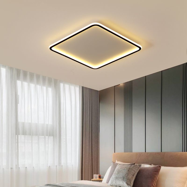 Lampa sufitowa Medium MD1803-S50-Y plafon LED 45W 2700K biały czarny