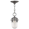 Zewnętrzna LAMPA wisząca Reef HK-REEF8-HE Elstead FEISS klasyczna OPRAWA szklany ZWIS na łańcuchu IP23 hematyt