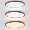 Plafon Maze ABR-PLO-OCED-40W Abruzzo LED 40W 3000-6000K drewniany biały